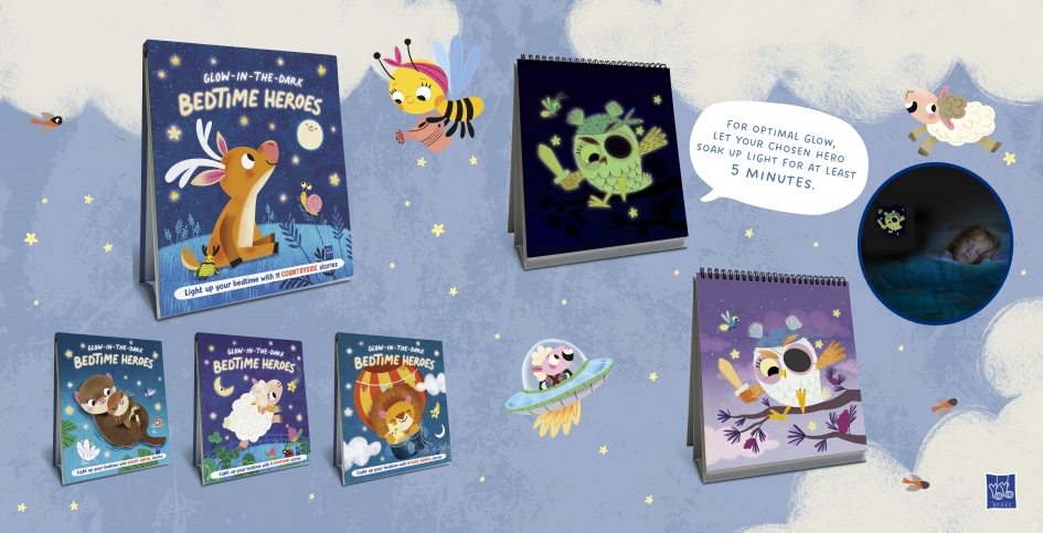 Glow-in-the-dark Bedtime Heroes